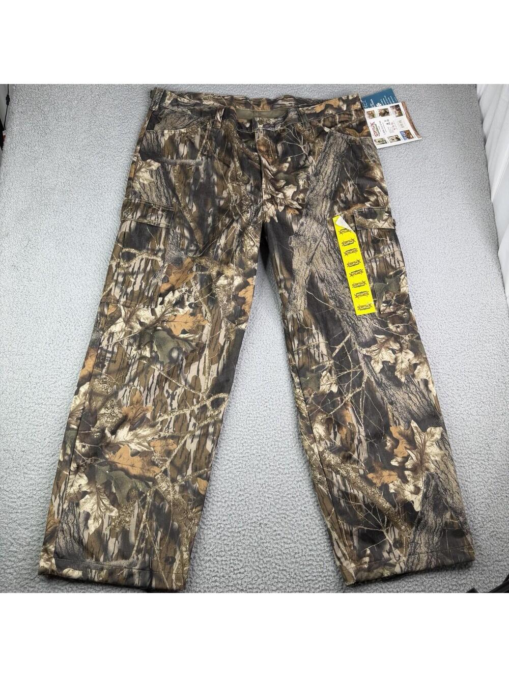 ScentLok Pants Mens 2XL Hunting Mossy Oak Break Up Camo Cargo Scent Control